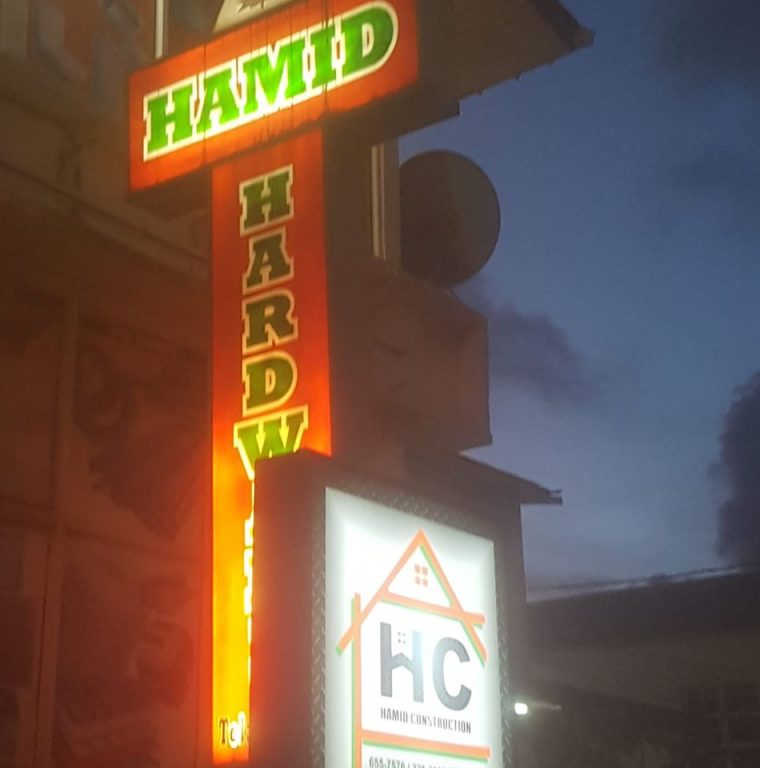 HAMID HARDWARE, DemeraraMahaica (+592 225 3811 ext. 2268961)